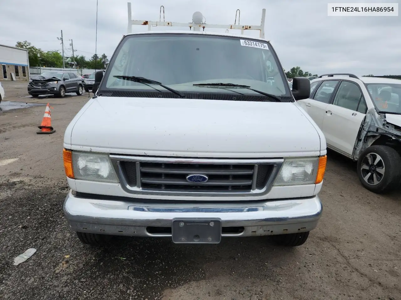 2006 Ford Econoline E250 Van VIN: 1FTNE24L16HA86954 Lot: 63314175