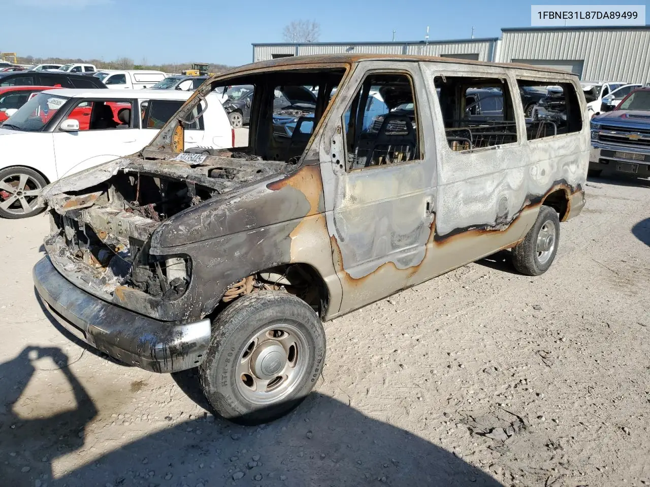 2007 Ford Econoline E350 Super Duty Wagon VIN: 1FBNE31L87DA89499 Lot: 50735445