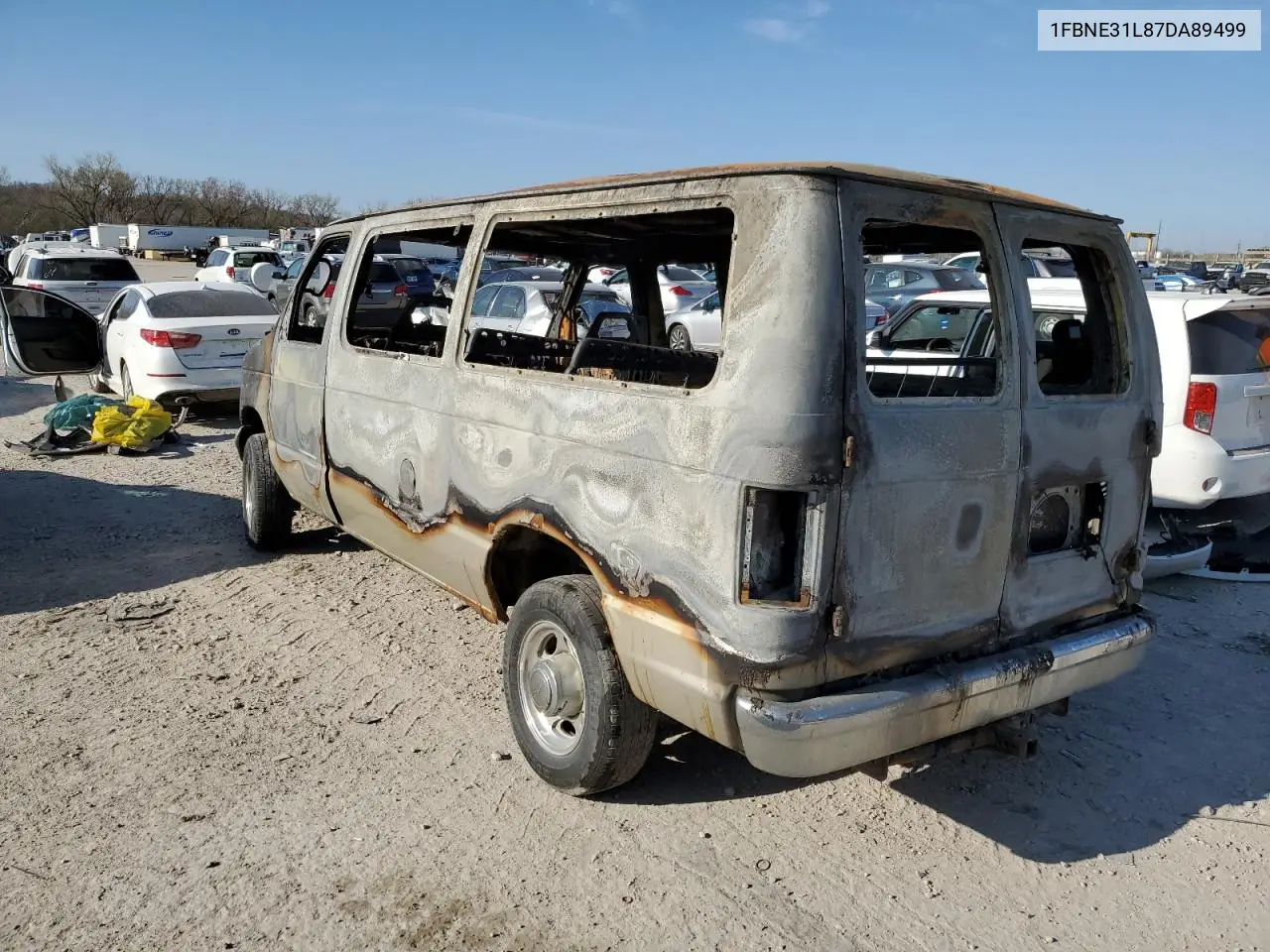 2007 Ford Econoline E350 Super Duty Wagon VIN: 1FBNE31L87DA89499 Lot: 50735445