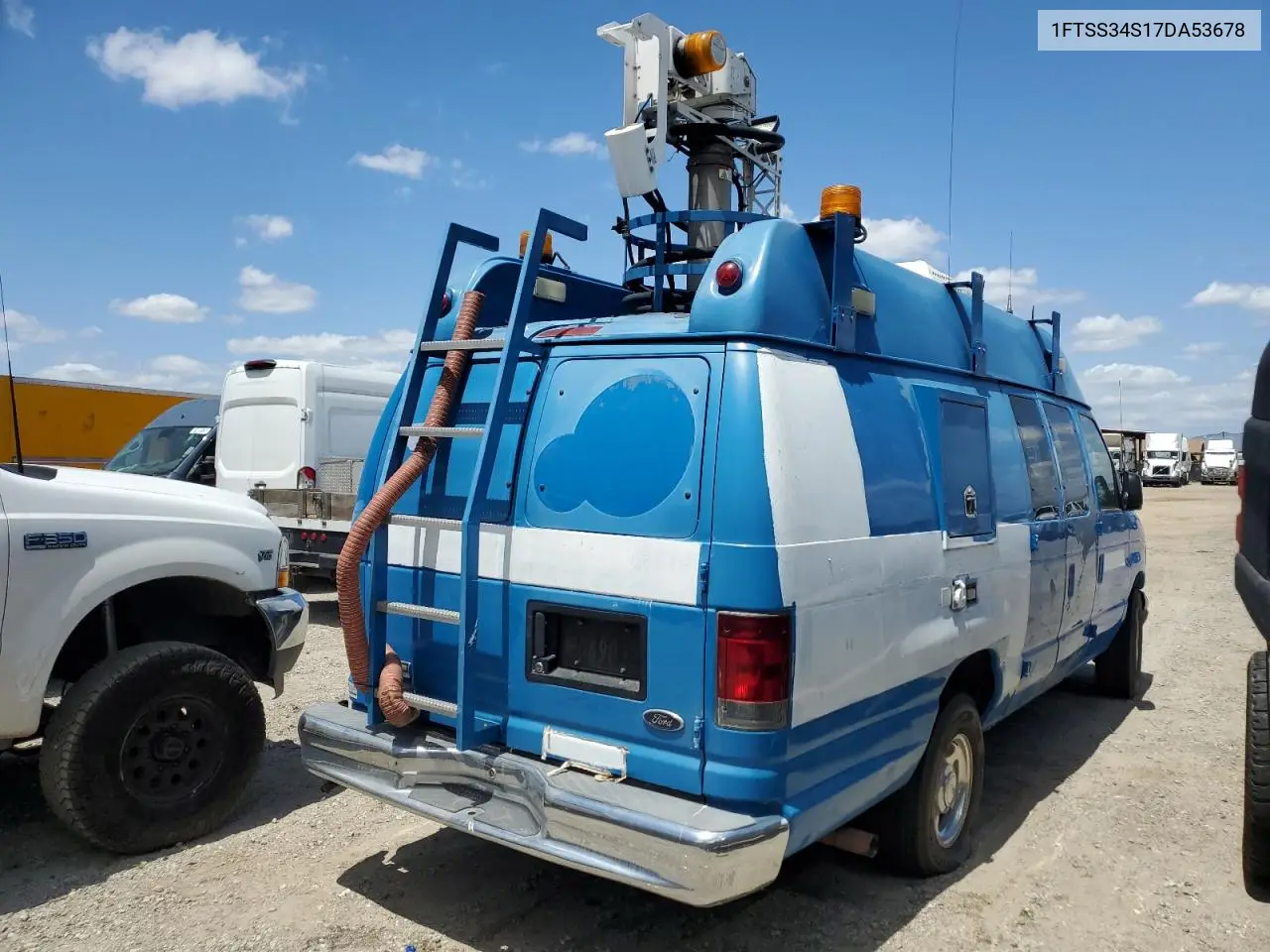 2007 Ford Econoline E350 Super Duty Van VIN: 1FTSS34S17DA53678 Lot: 55707555