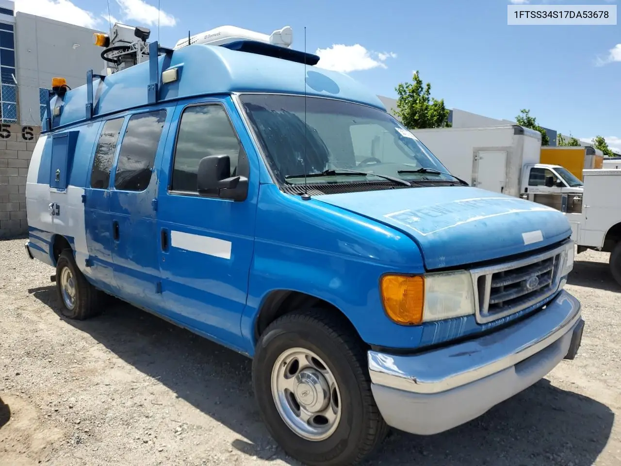 2007 Ford Econoline E350 Super Duty Van VIN: 1FTSS34S17DA53678 Lot: 55707555