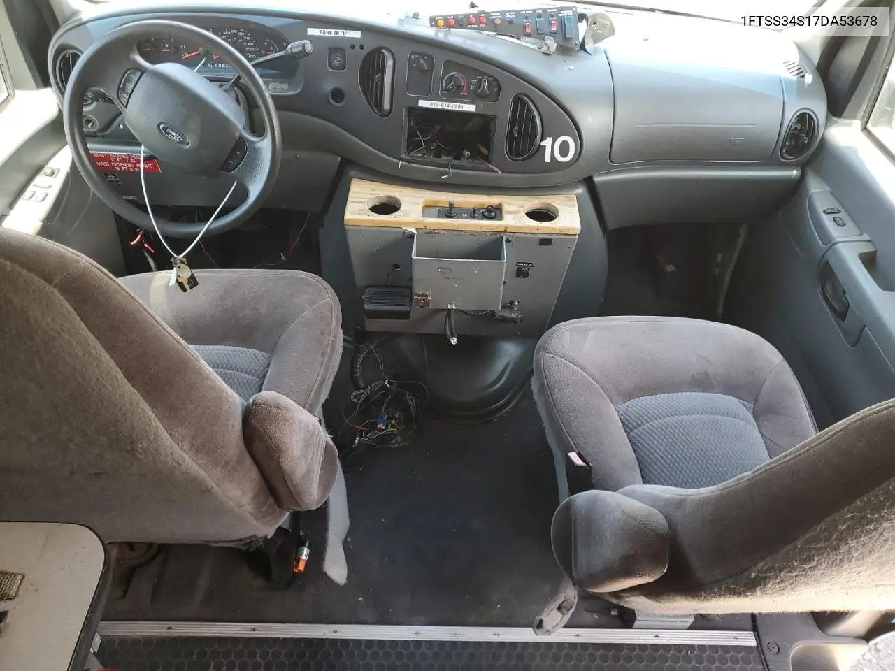 2007 Ford Econoline E350 Super Duty Van VIN: 1FTSS34S17DA53678 Lot: 55707555