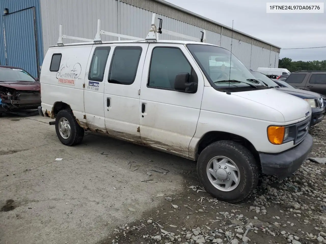 2007 Ford Econoline E250 Van VIN: 1FTNE24L97DA06776 Lot: 62780575