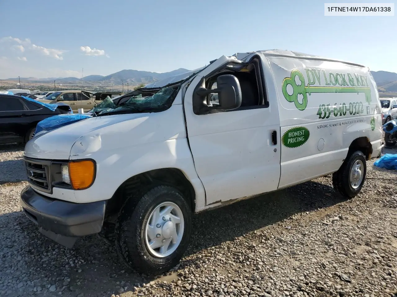 2007 Ford Econoline E150 Van VIN: 1FTNE14W17DA61338 Lot: 62791525