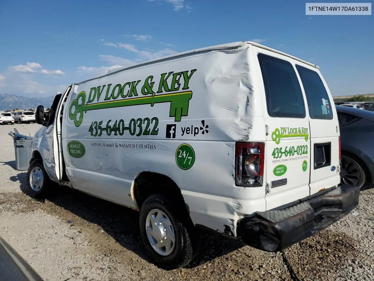 2007 Ford Econoline E150 Van VIN: 1FTNE14W17DA61338 Lot: 62791525