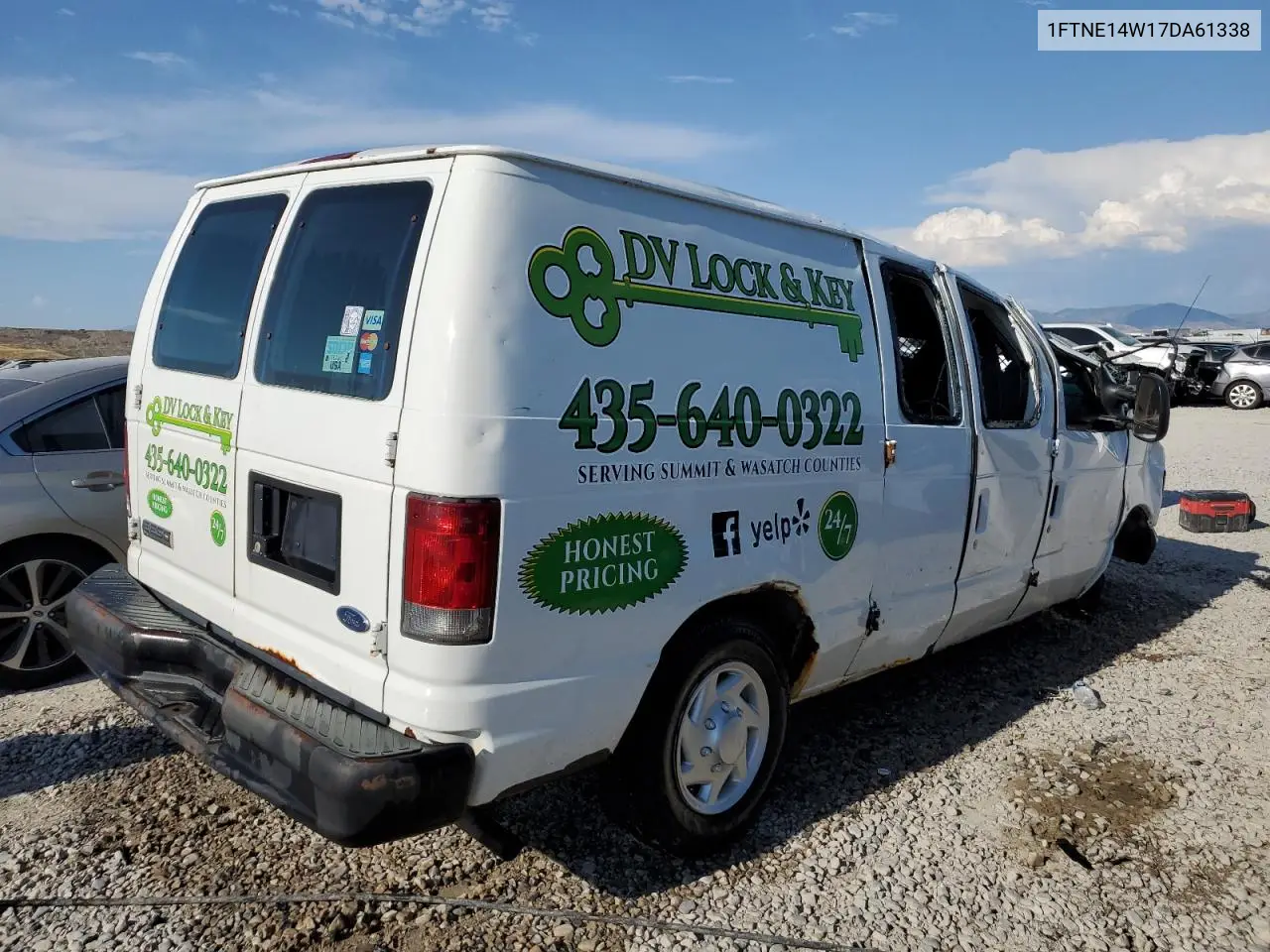 2007 Ford Econoline E150 Van VIN: 1FTNE14W17DA61338 Lot: 62791525