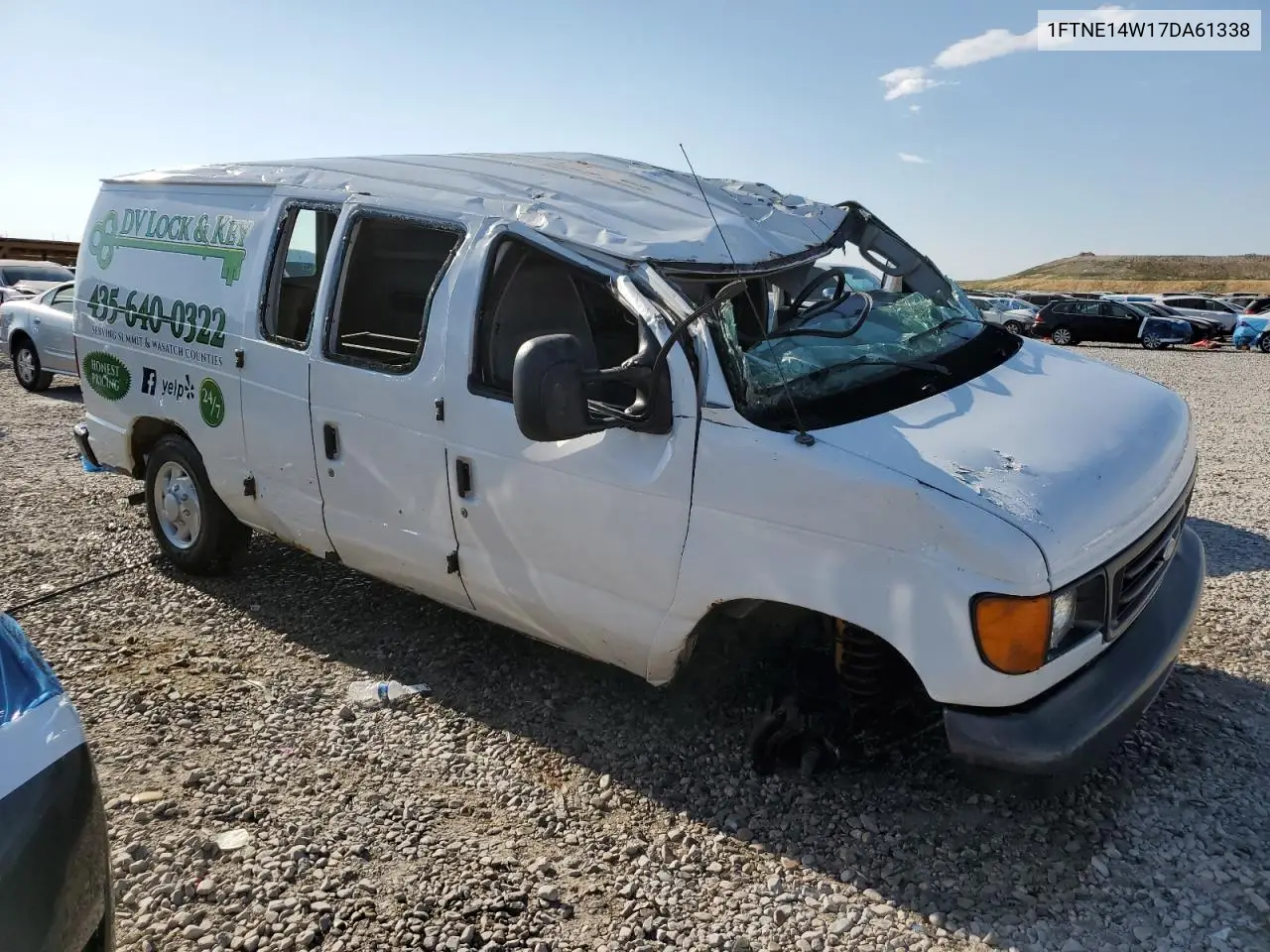 2007 Ford Econoline E150 Van VIN: 1FTNE14W17DA61338 Lot: 62791525