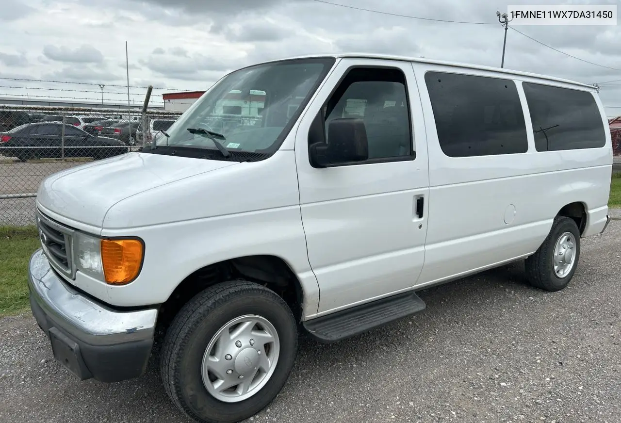 2007 Ford Econoline E150 Wagon VIN: 1FMNE11WX7DA31450 Lot: 63062985