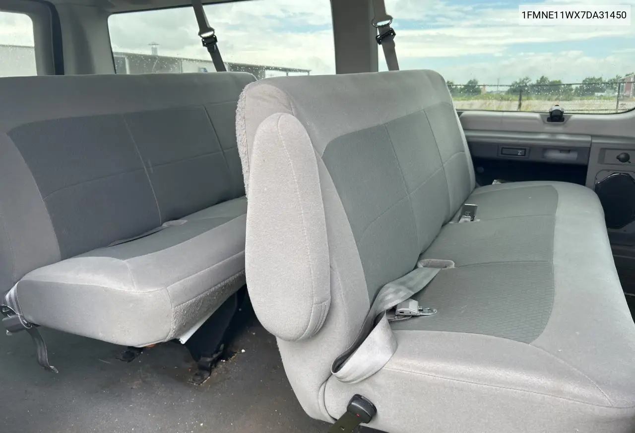 2007 Ford Econoline E150 Wagon VIN: 1FMNE11WX7DA31450 Lot: 63062985