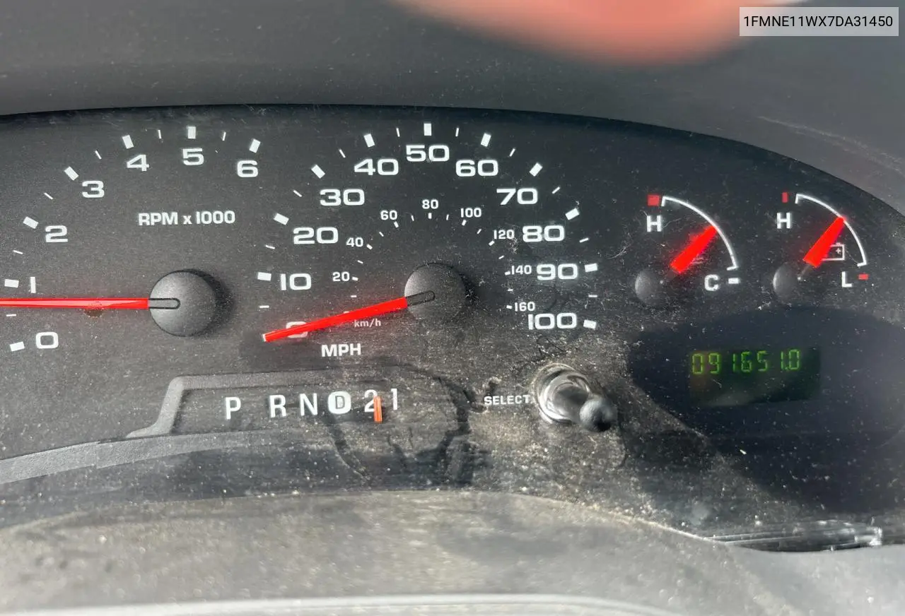 2007 Ford Econoline E150 Wagon VIN: 1FMNE11WX7DA31450 Lot: 63062985