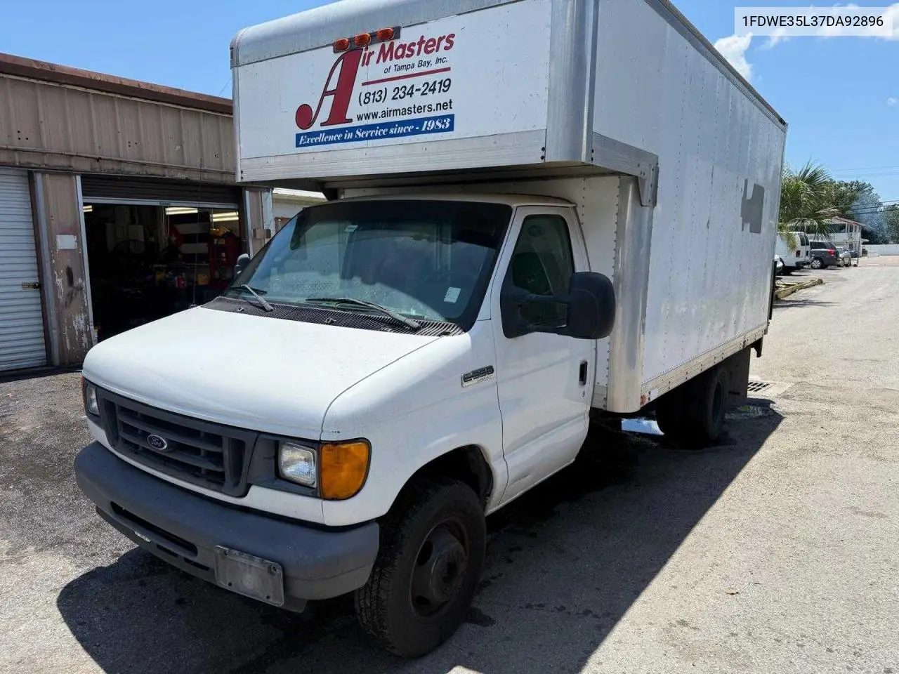 2007 Ford Econoline E350 Super Duty Cutaway Van VIN: 1FDWE35L37DA92896 Lot: 64808445