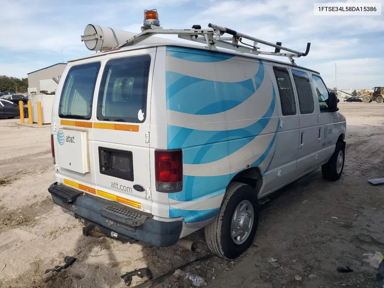 2008 Ford Econoline E350 Super Duty Van VIN: 1FTSE34L58DA15386 Lot: 42310965