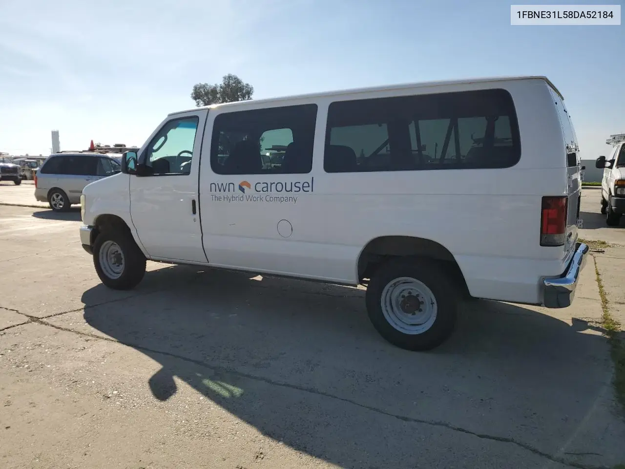 2008 Ford Econoline E350 Super Duty Wagon VIN: 1FBNE31L58DA52184 Lot: 46048505