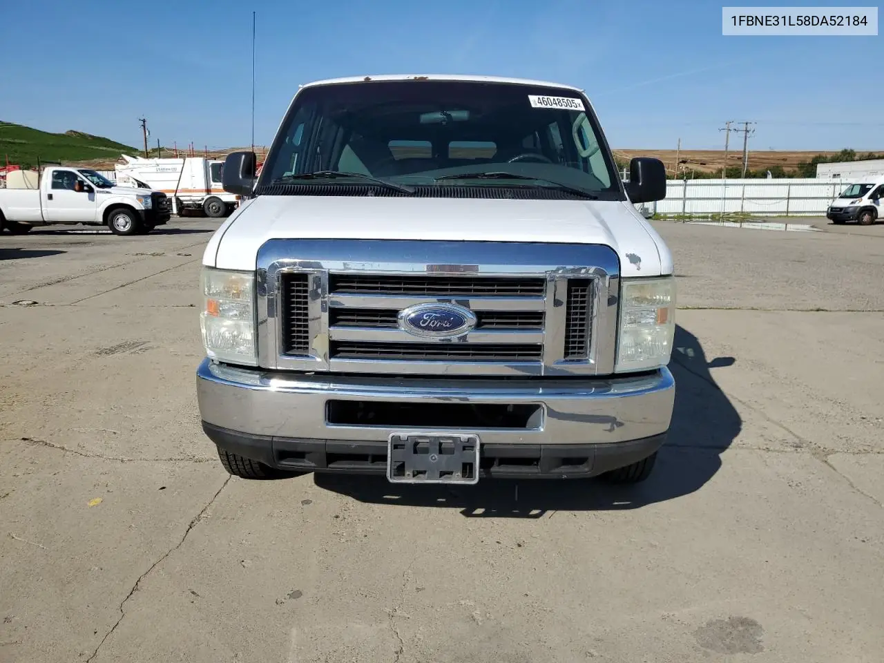 2008 Ford Econoline E350 Super Duty Wagon VIN: 1FBNE31L58DA52184 Lot: 46048505