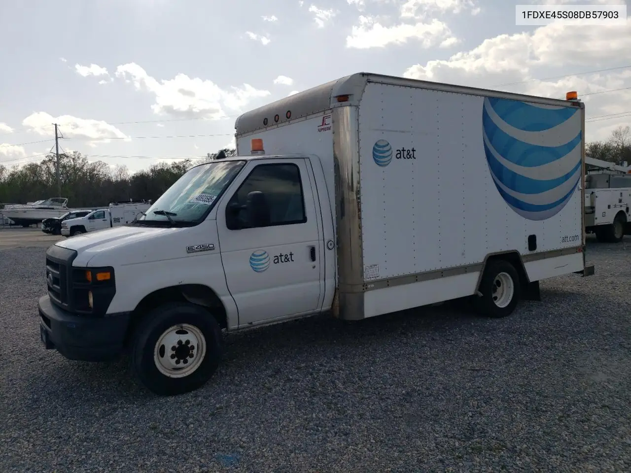 2008 Ford Econoline E450 Super Duty Cutaway Van VIN: 1FDXE45S08DB57903 Lot: 48893595