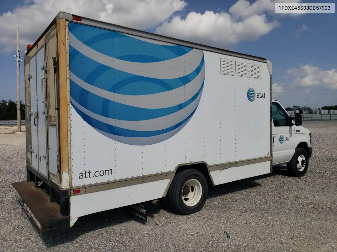 2008 Ford Econoline E450 Super Duty Cutaway Van VIN: 1FDXE45S08DB57903 Lot: 48893595