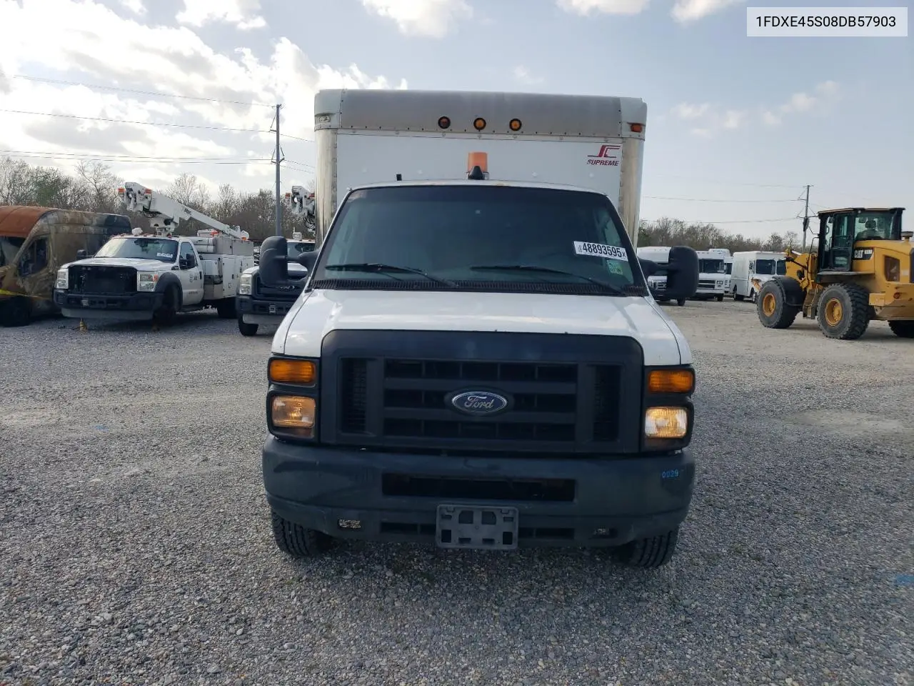 2008 Ford Econoline E450 Super Duty Cutaway Van VIN: 1FDXE45S08DB57903 Lot: 48893595