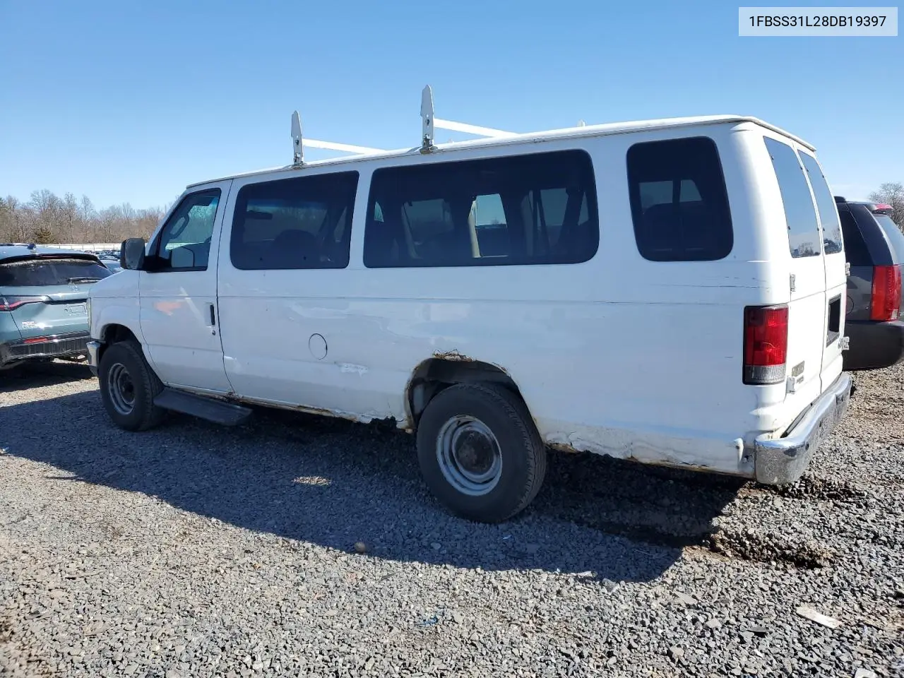 2008 Ford Econoline E350 Super Duty Wagon VIN: 1FBSS31L28DB19397 Lot: 49433725