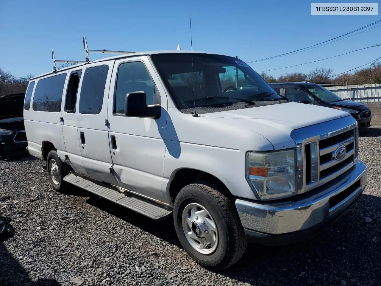 2008 Ford Econoline E350 Super Duty Wagon VIN: 1FBSS31L28DB19397 Lot: 49433725