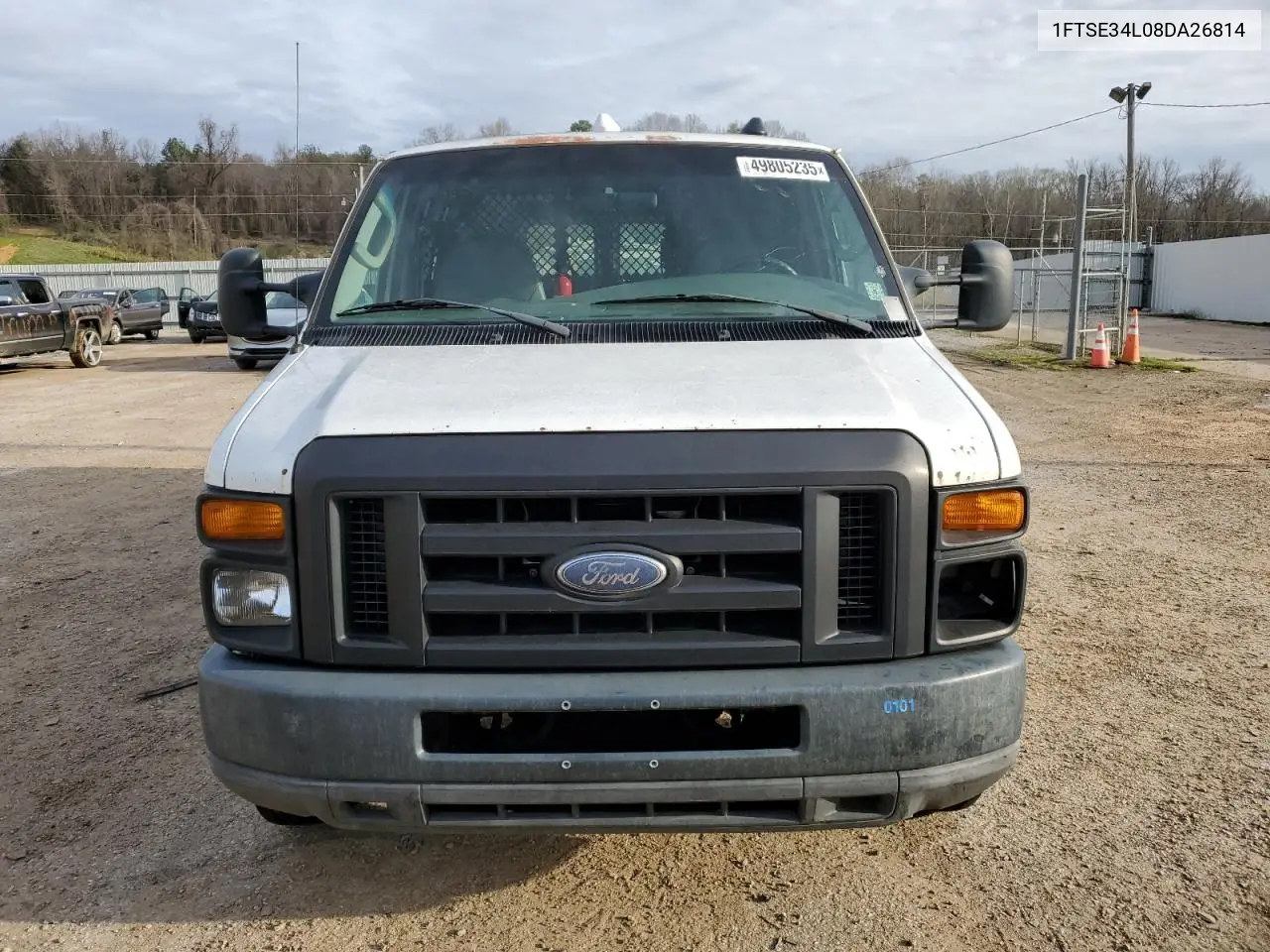 2008 Ford Econoline E350 Super Duty Van VIN: 1FTSE34L08DA26814 Lot: 49805235