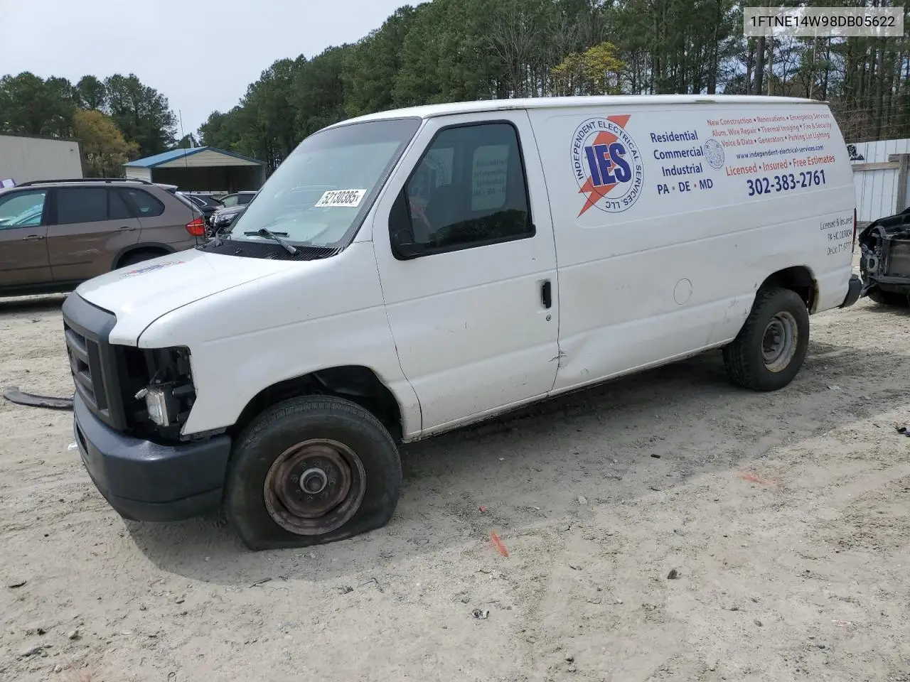 2008 Ford Econoline E150 Van VIN: 1FTNE14W98DB05622 Lot: 52130385