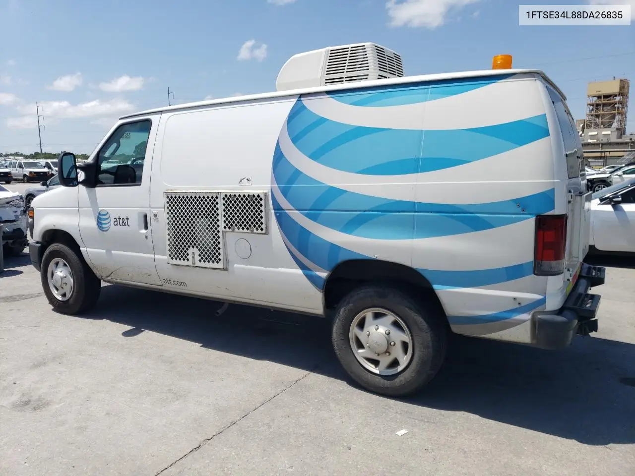 2008 Ford Econoline E350 Super Duty Van VIN: 1FTSE34L88DA26835 Lot: 53317685