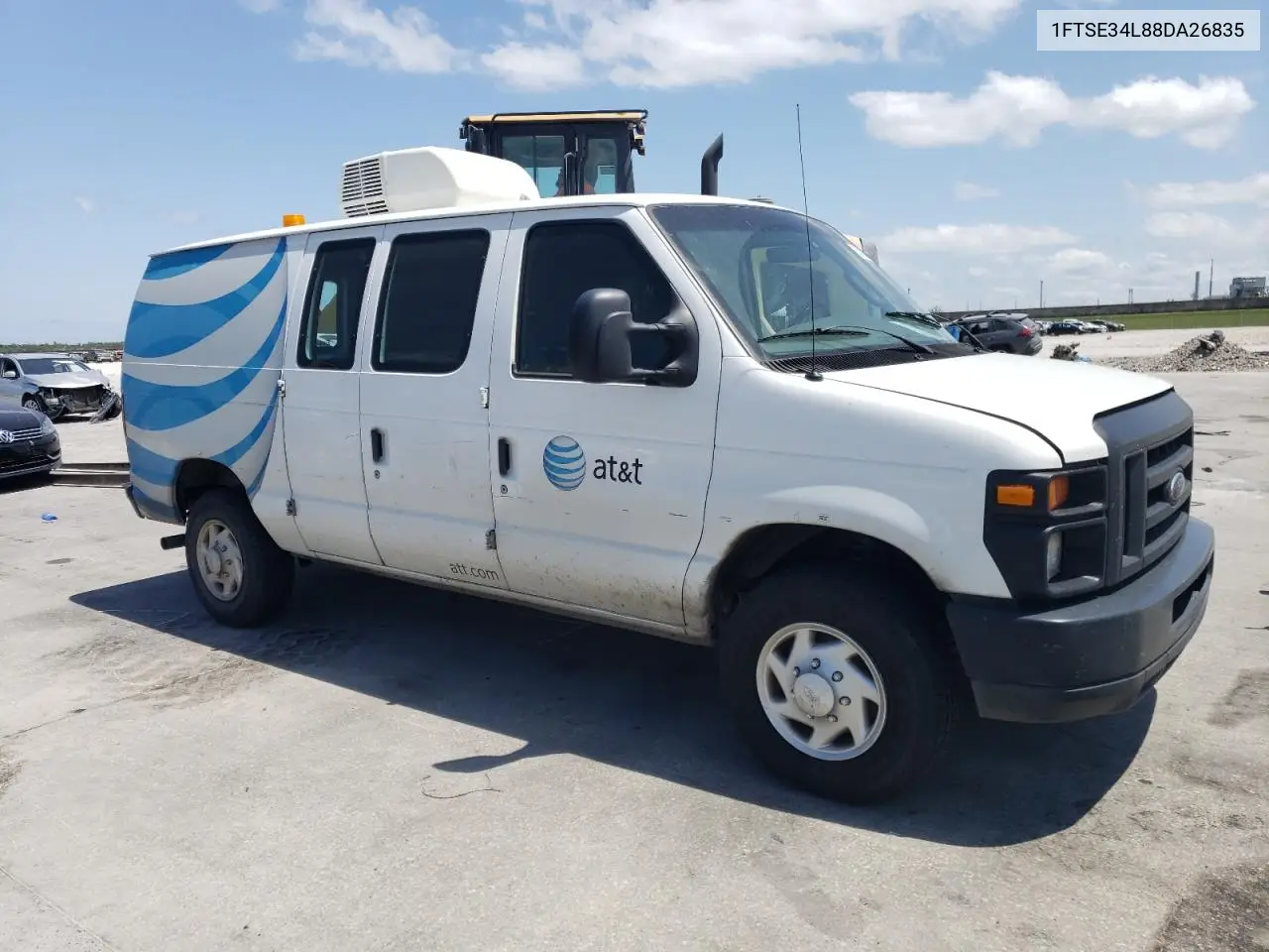 2008 Ford Econoline E350 Super Duty Van VIN: 1FTSE34L88DA26835 Lot: 53317685