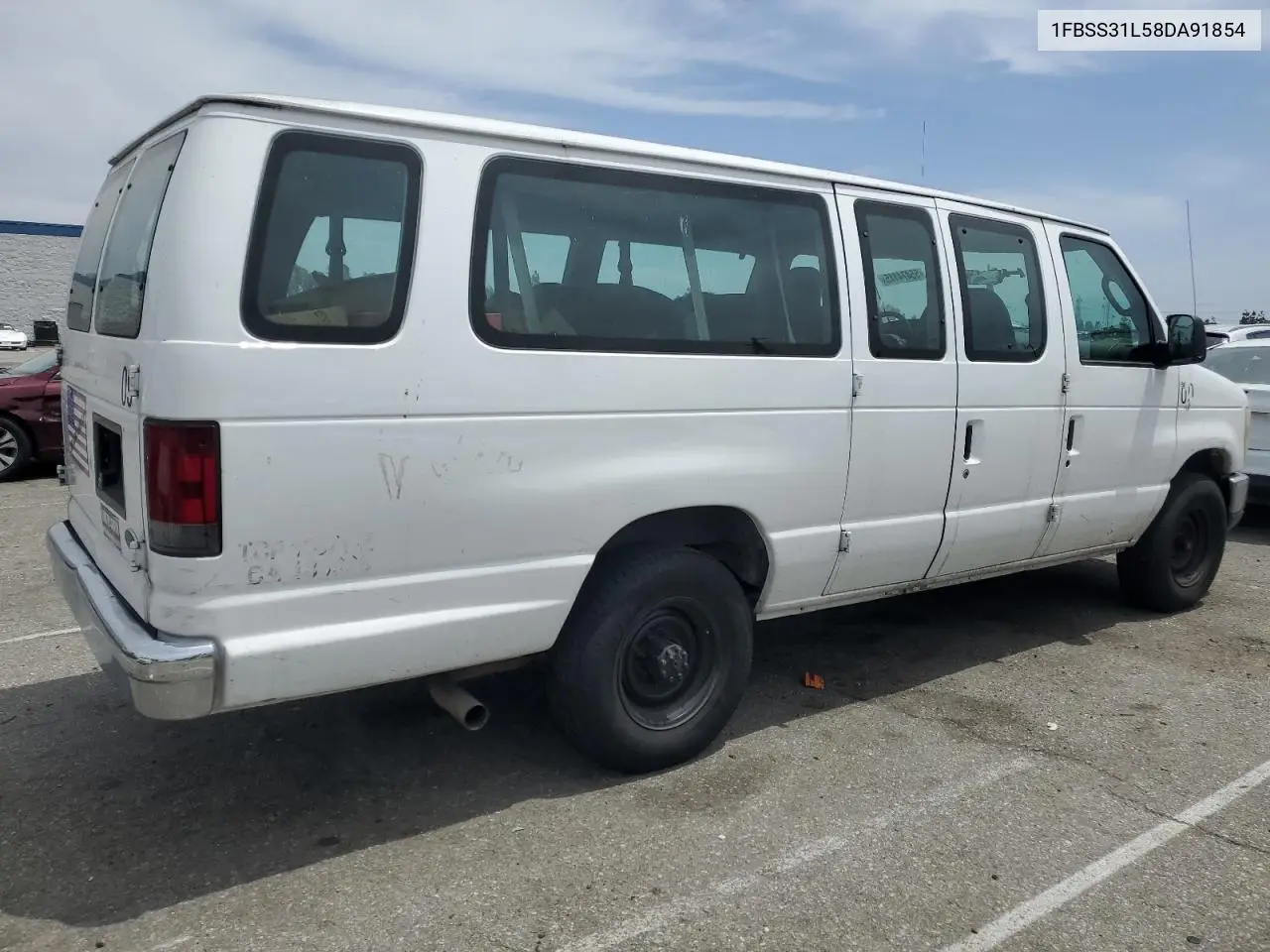 2008 Ford Econoline E350 Super Duty Wagon VIN: 1FBSS31L58DA91854 Lot: 55474115