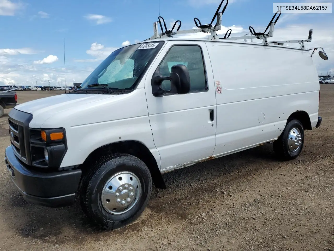2008 Ford Econoline E350 Super Duty Van VIN: 1FTSE34L58DA62157 Lot: 61988315