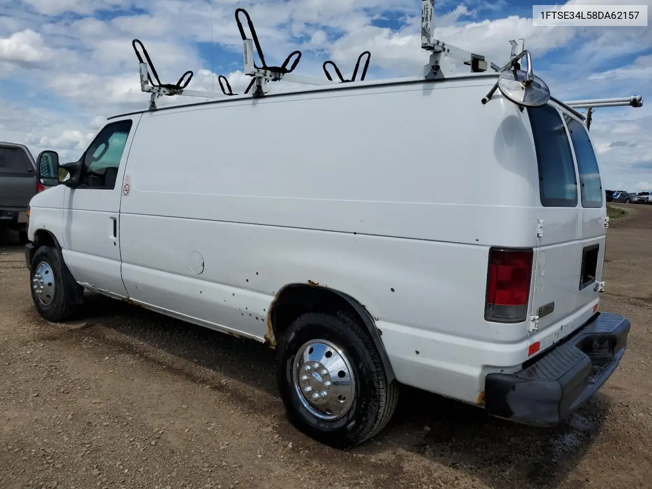 2008 Ford Econoline E350 Super Duty Van VIN: 1FTSE34L58DA62157 Lot: 61988315