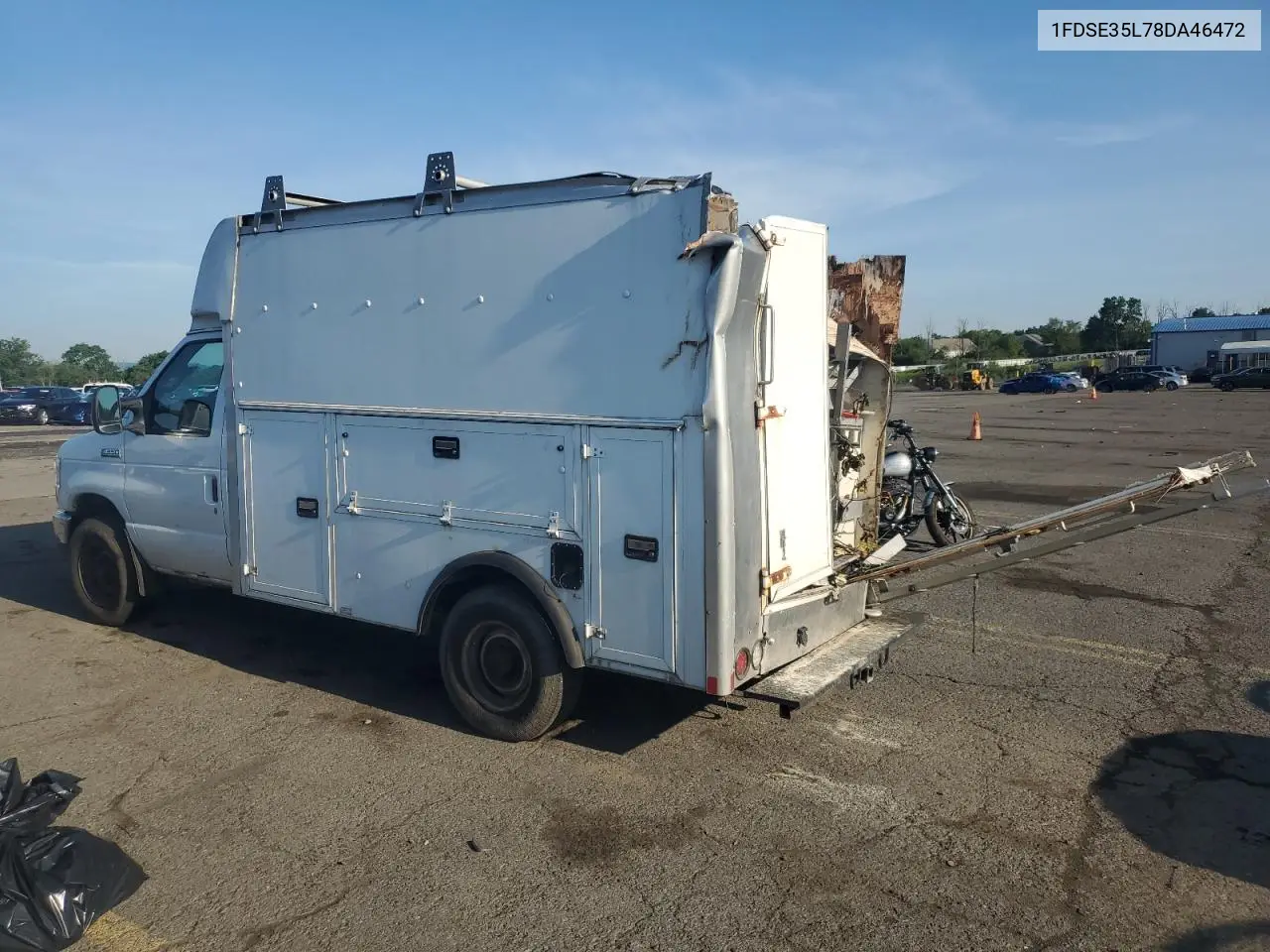 2008 Ford Econoline E350 Super Duty Cutaway Van VIN: 1FDSE35L78DA46472 Lot: 62288435