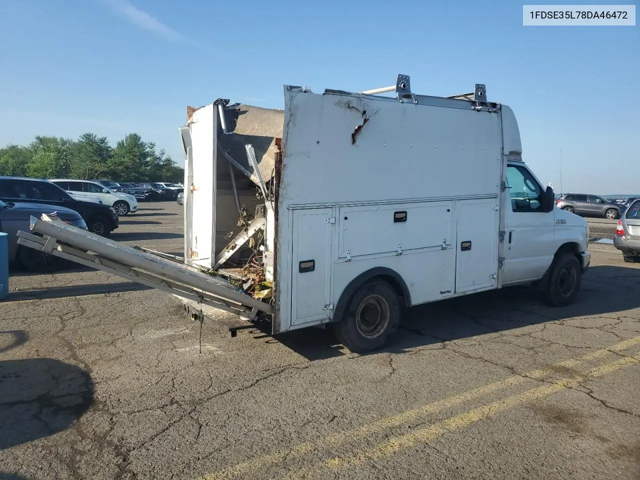 2008 Ford Econoline E350 Super Duty Cutaway Van VIN: 1FDSE35L78DA46472 Lot: 62288435