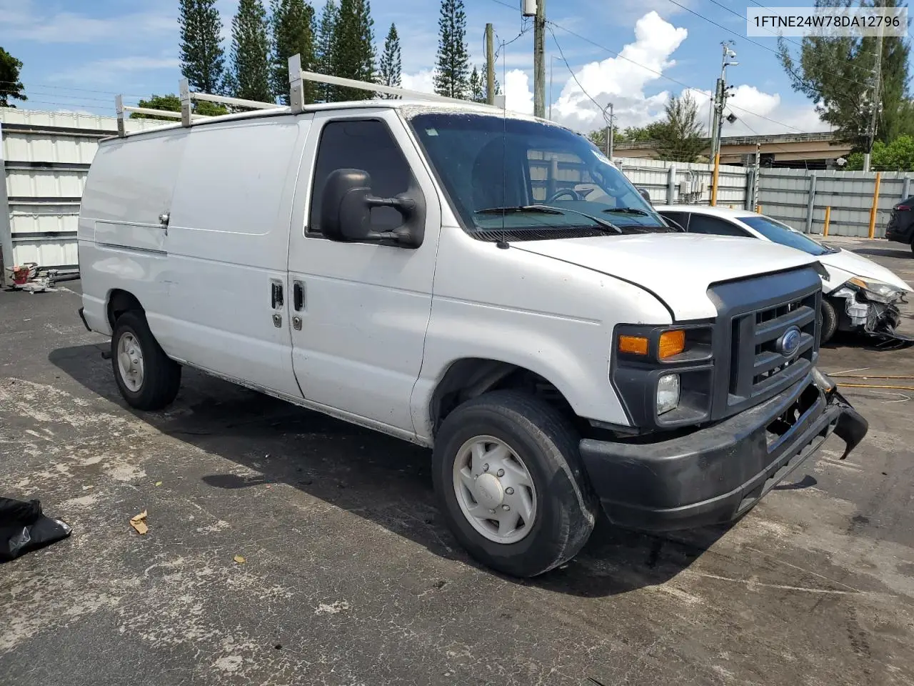 2008 Ford Econoline E250 Van VIN: 1FTNE24W78DA12796 Lot: 62391245