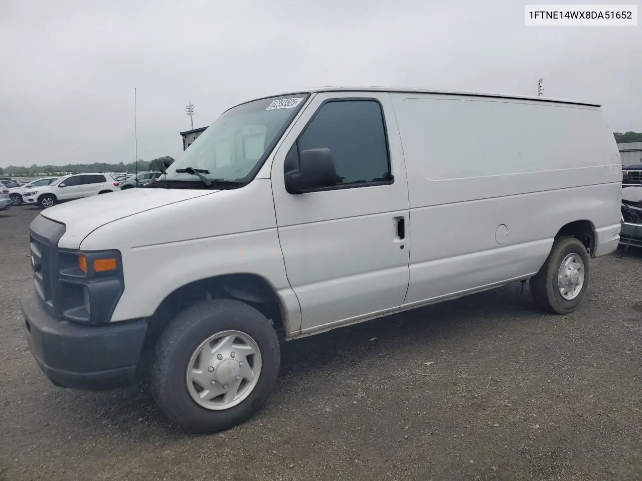 2008 Ford Econoline E150 Van VIN: 1FTNE14WX8DA51652 Lot: 62393525