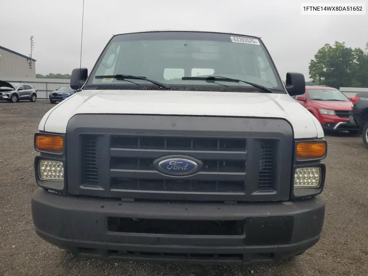 2008 Ford Econoline E150 Van VIN: 1FTNE14WX8DA51652 Lot: 62393525