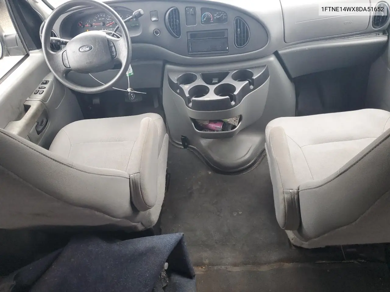 2008 Ford Econoline E150 Van VIN: 1FTNE14WX8DA51652 Lot: 62393525
