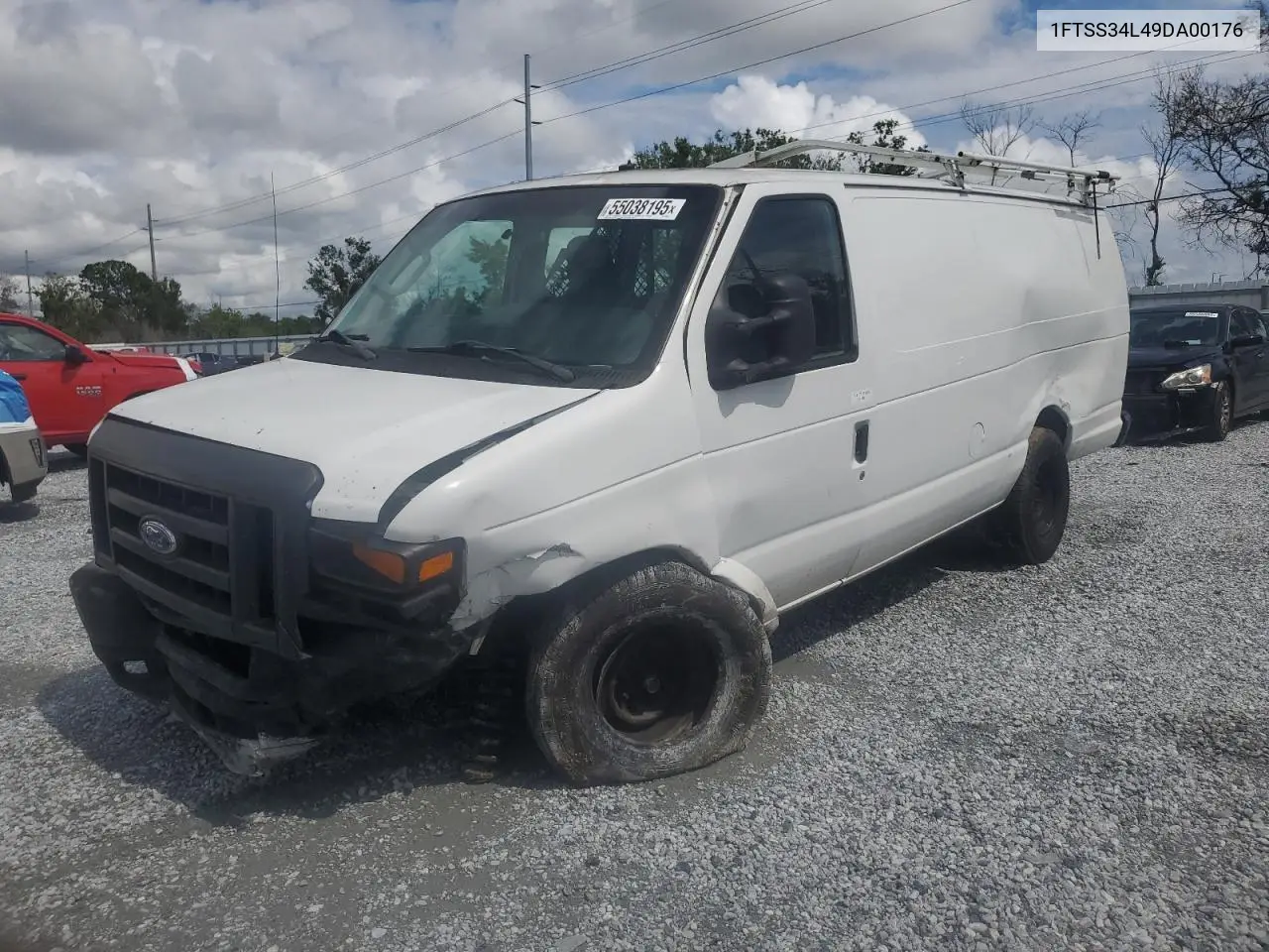 2009 Ford Econoline E350 Super Duty Van VIN: 1FTSS34L49DA00176 Lot: 55038195
