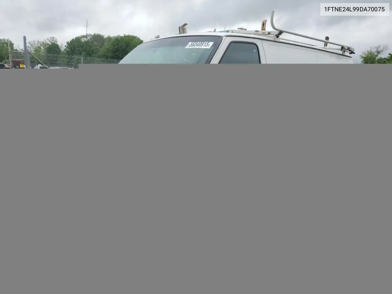 2009 Ford Econoline E250 Van VIN: 1FTNE24L99DA70075 Lot: 56040915