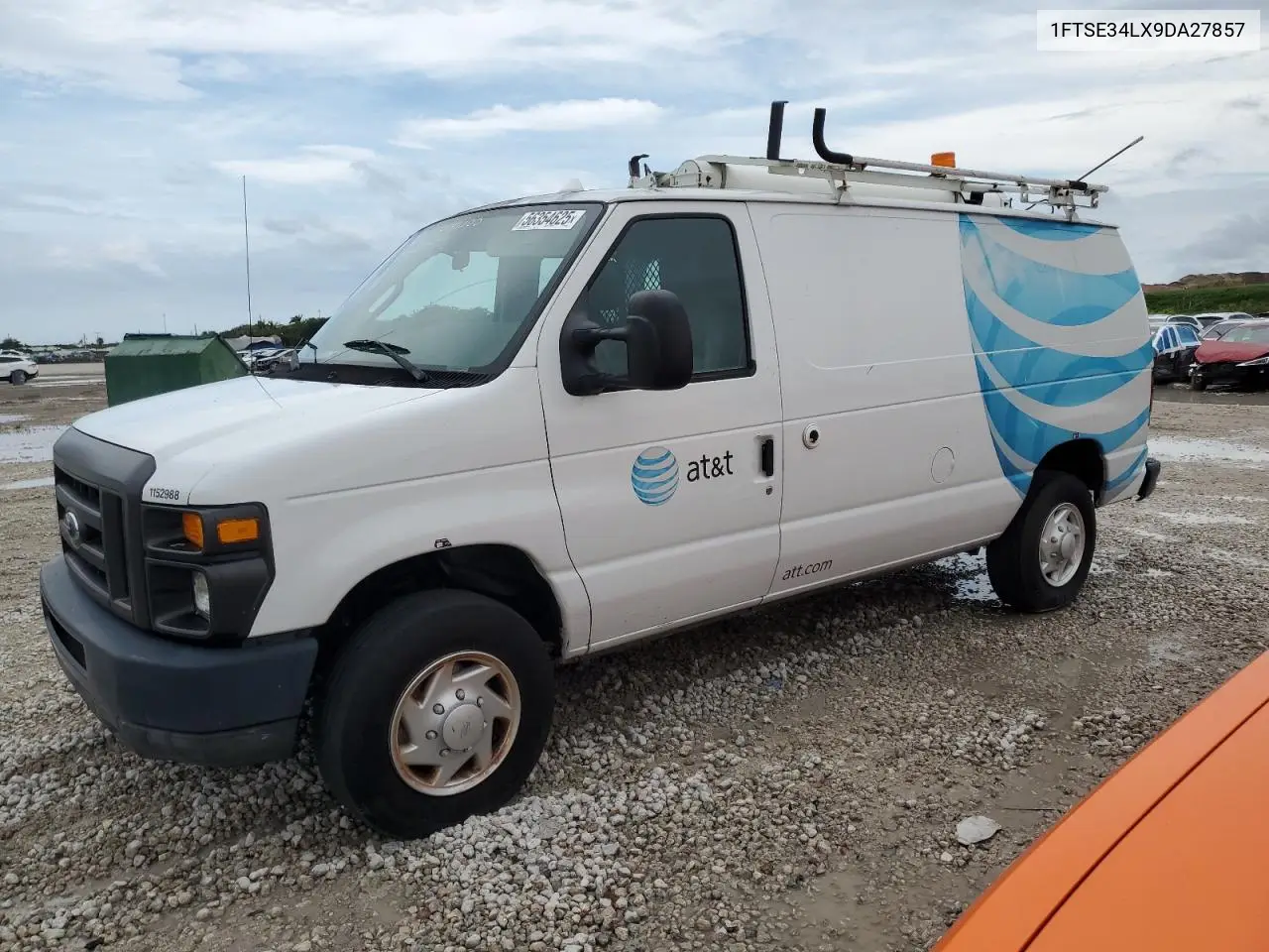 2009 Ford Econoline E350 Super Duty Van VIN: 1FTSE34LX9DA27857 Lot: 56354625