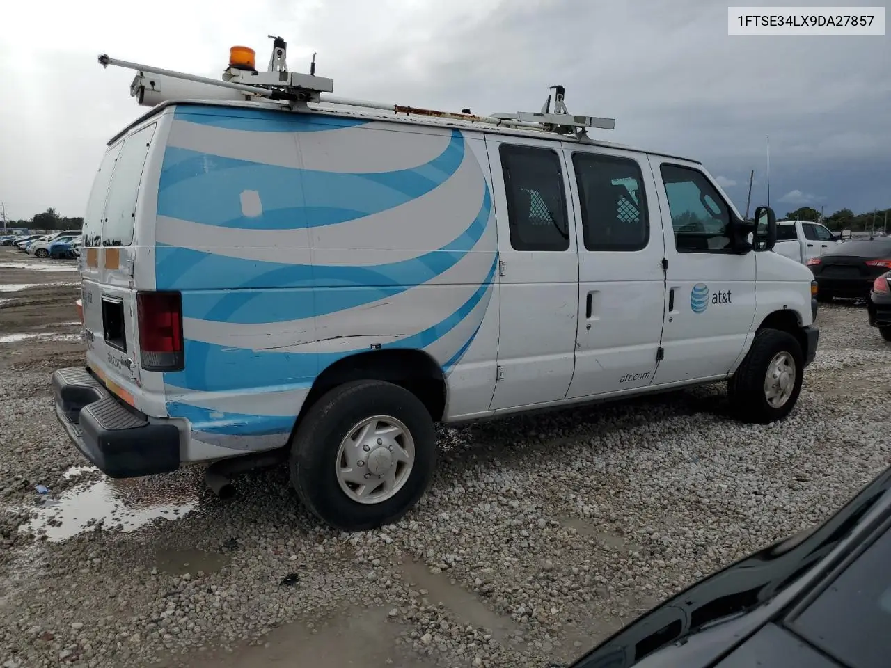 2009 Ford Econoline E350 Super Duty Van VIN: 1FTSE34LX9DA27857 Lot: 56354625