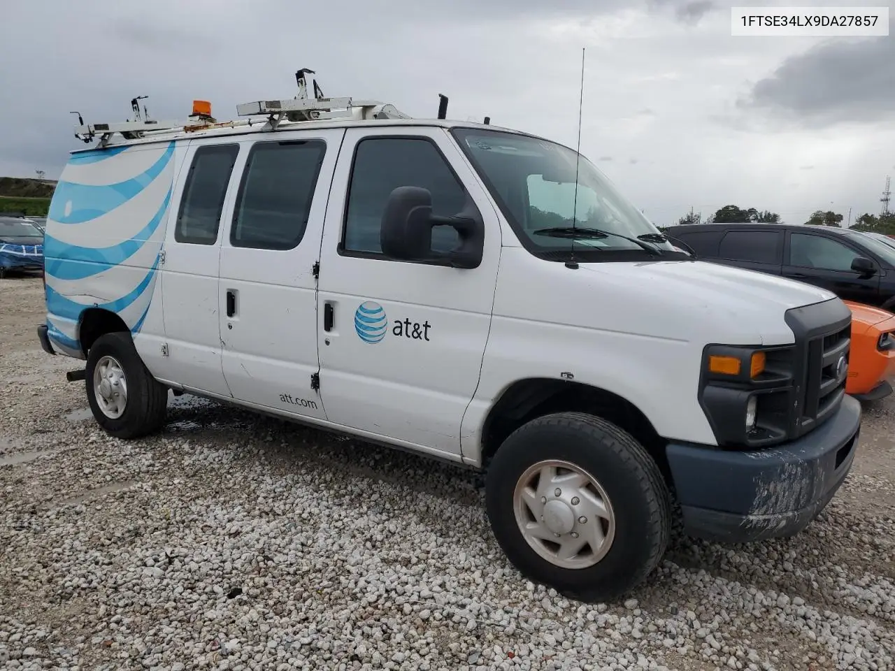 2009 Ford Econoline E350 Super Duty Van VIN: 1FTSE34LX9DA27857 Lot: 56354625