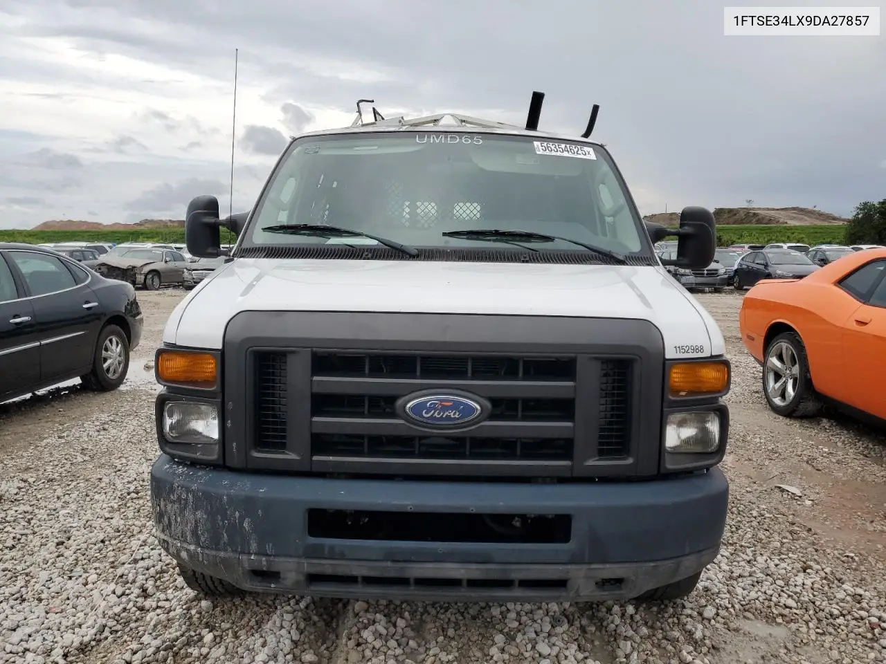 2009 Ford Econoline E350 Super Duty Van VIN: 1FTSE34LX9DA27857 Lot: 56354625