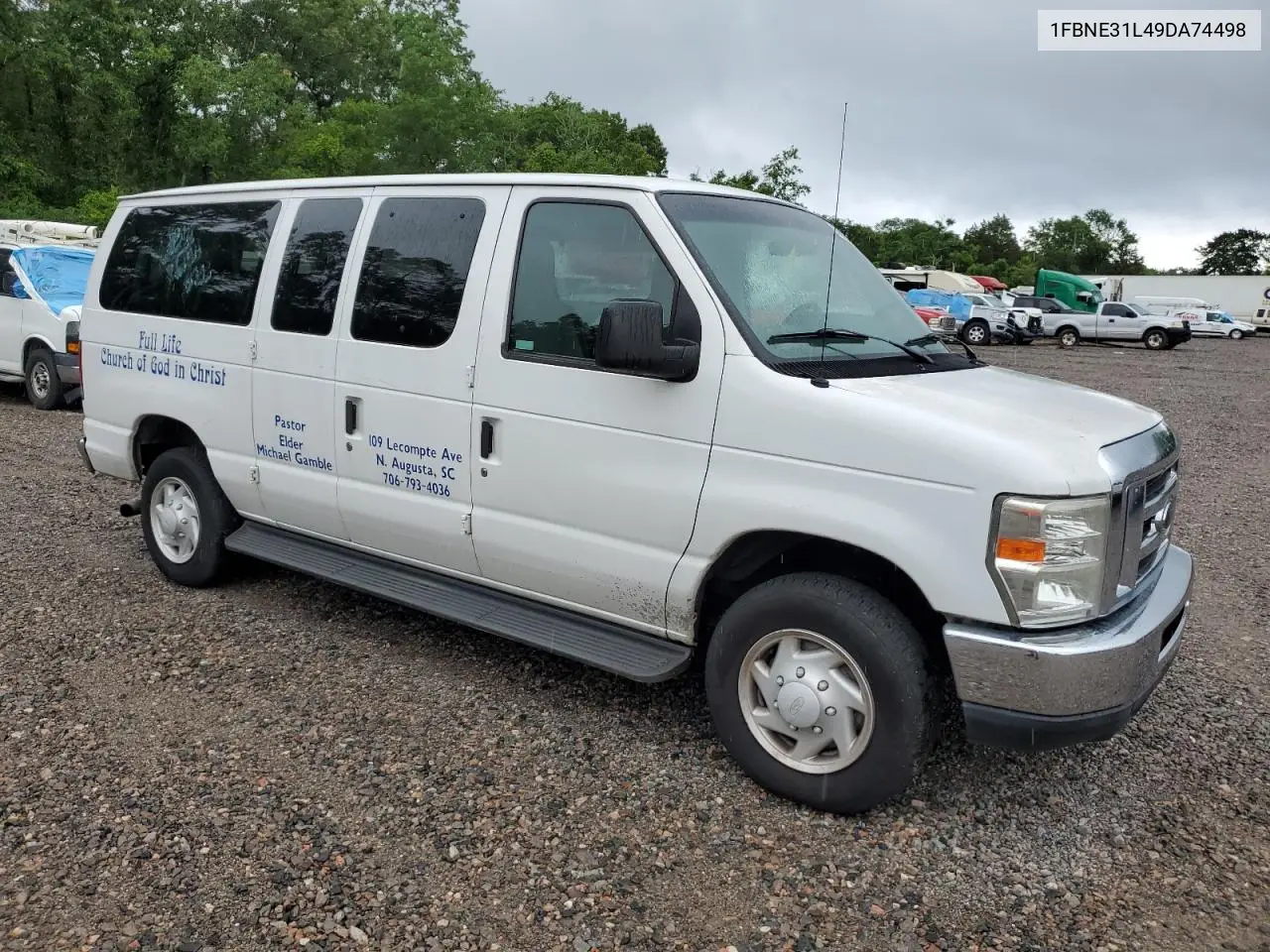 2009 Ford Econoline E350 Super Duty Wagon VIN: 1FBNE31L49DA74498 Lot: 56381945