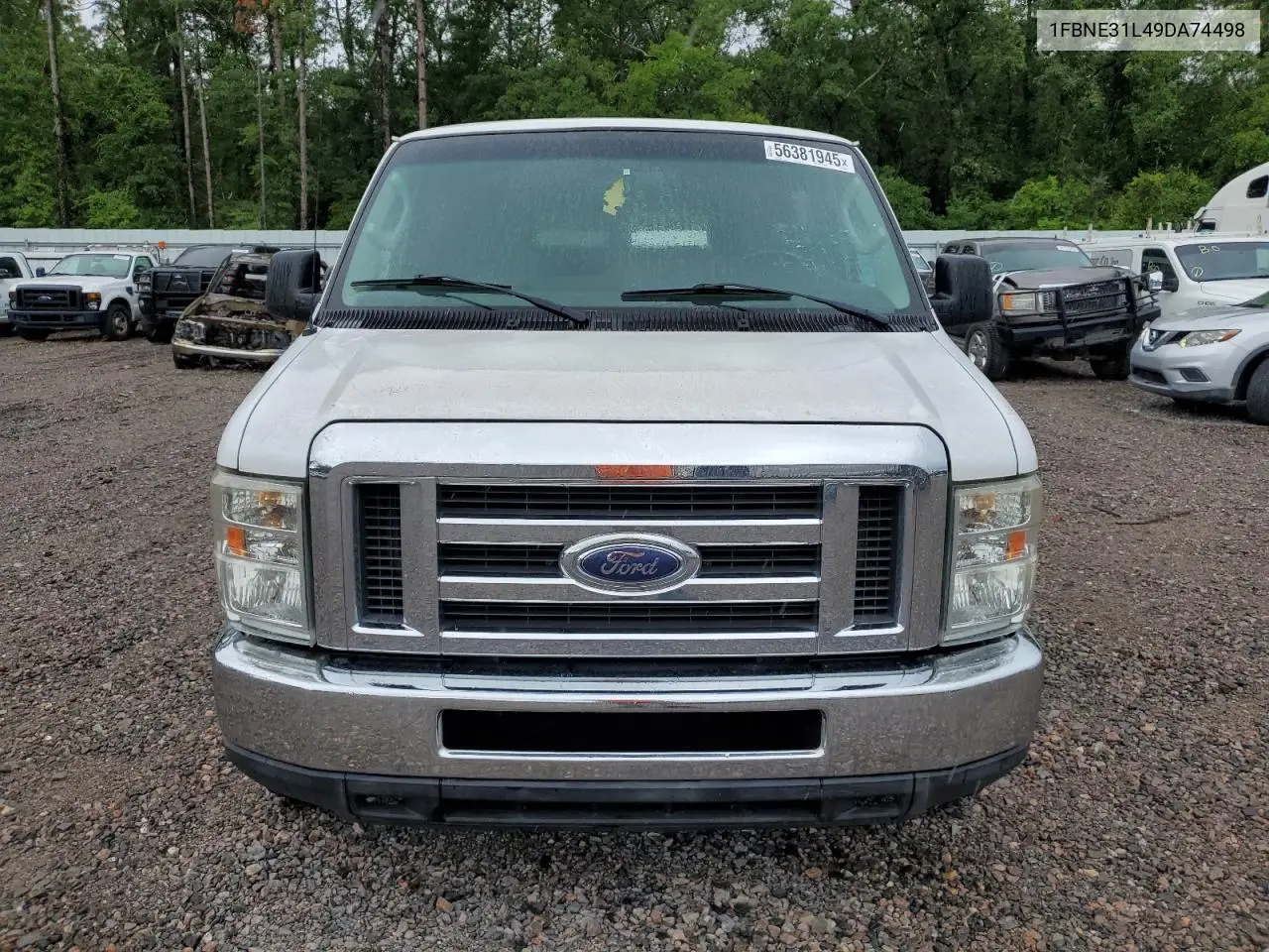 2009 Ford Econoline E350 Super Duty Wagon VIN: 1FBNE31L49DA74498 Lot: 56381945