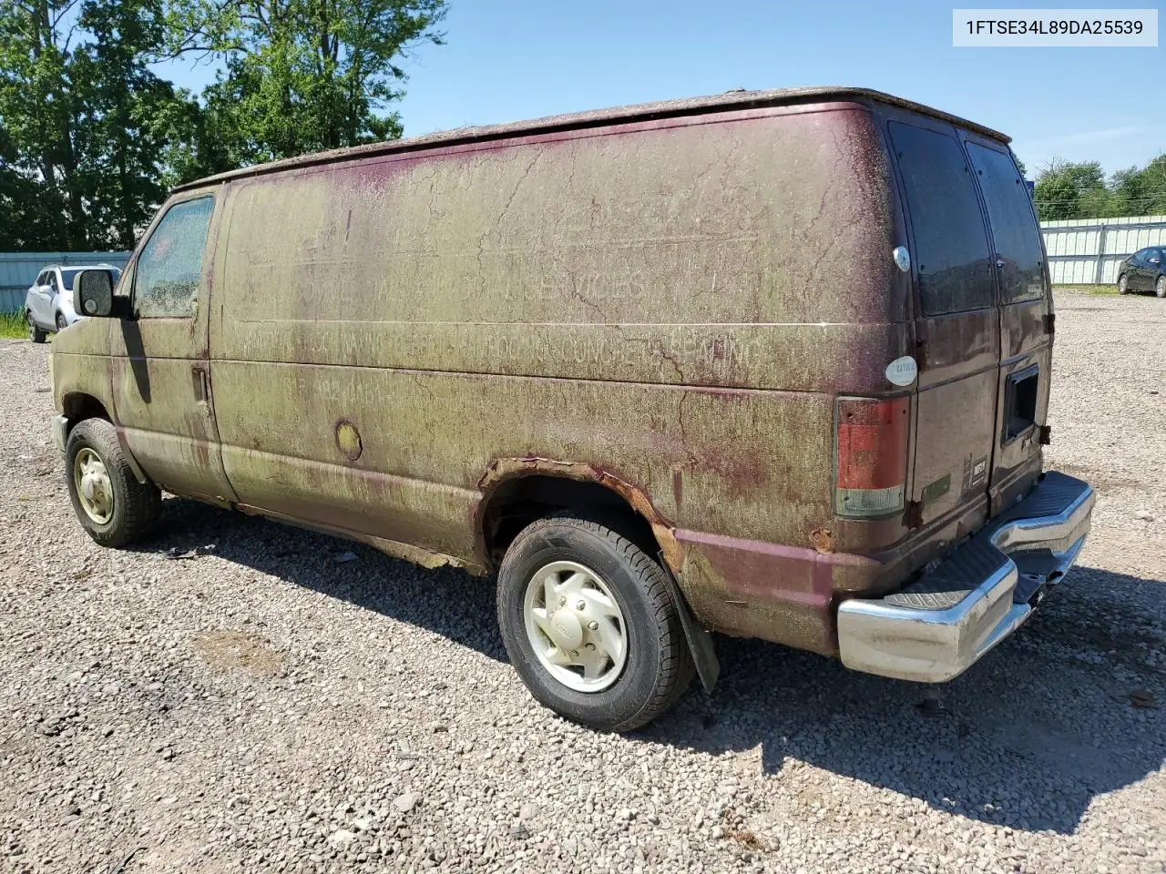 2009 Ford Econoline E350 Super Duty Van VIN: 1FTSE34L89DA25539 Lot: 62852695