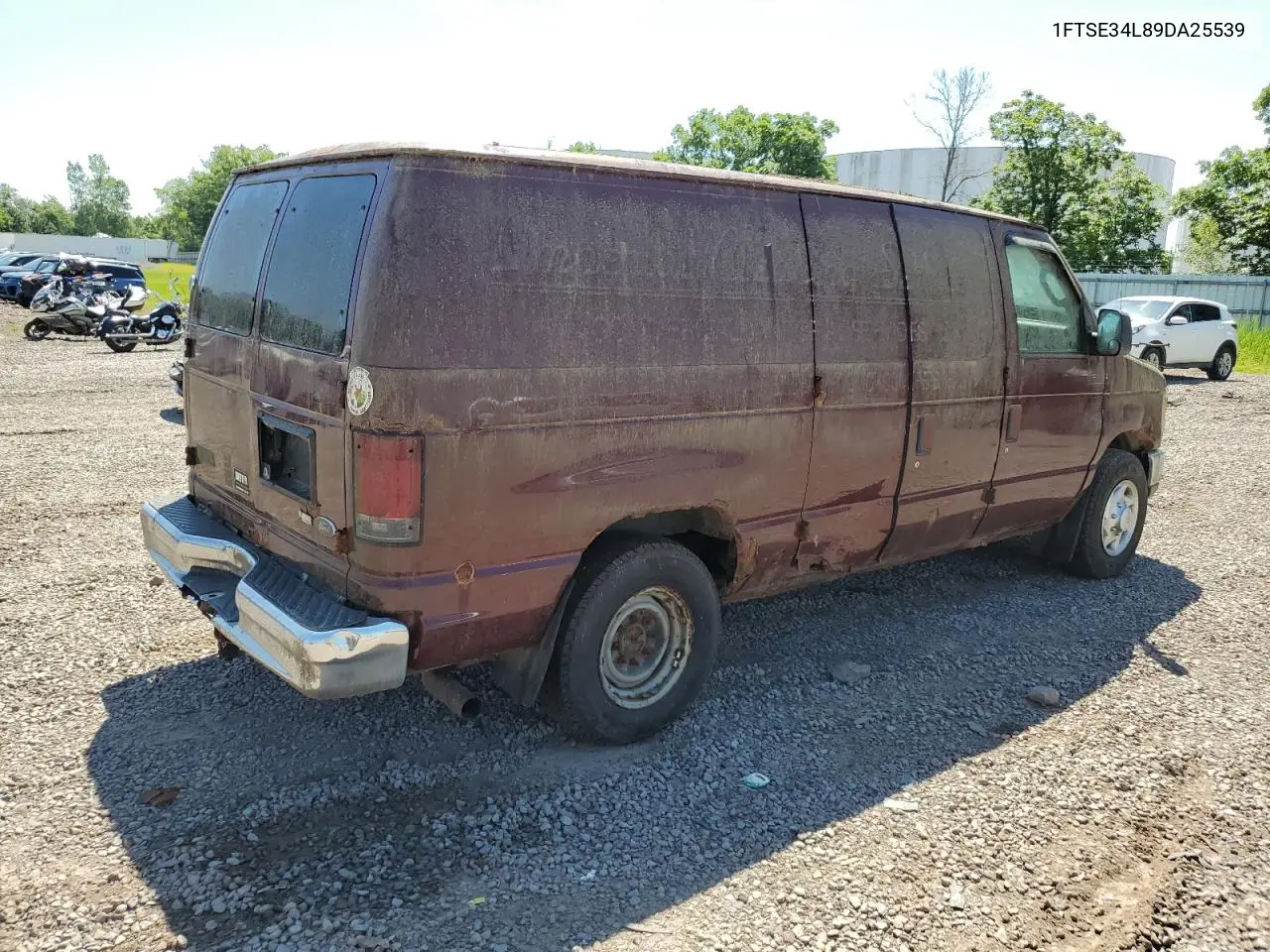 2009 Ford Econoline E350 Super Duty Van VIN: 1FTSE34L89DA25539 Lot: 62852695