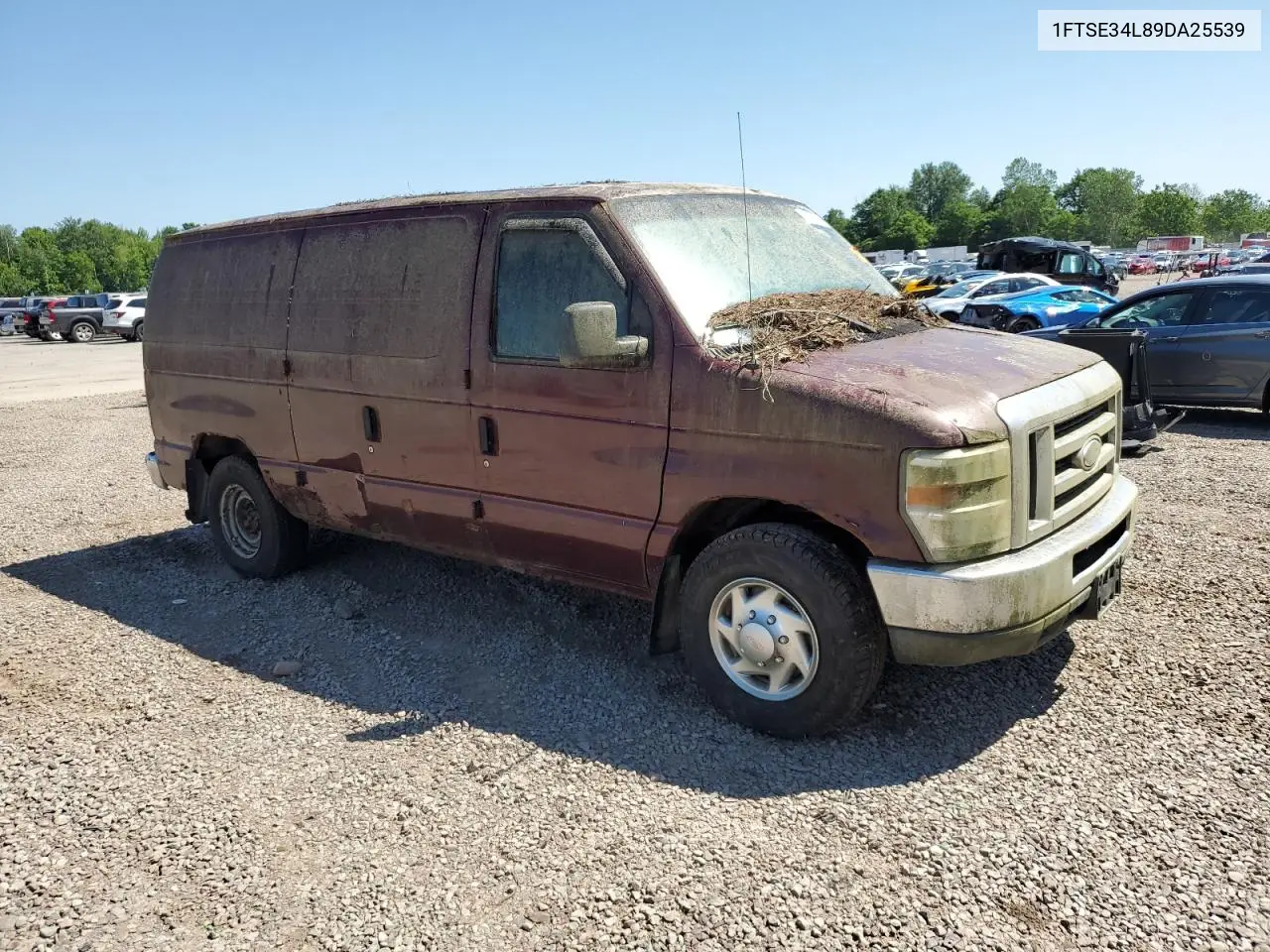 2009 Ford Econoline E350 Super Duty Van VIN: 1FTSE34L89DA25539 Lot: 62852695
