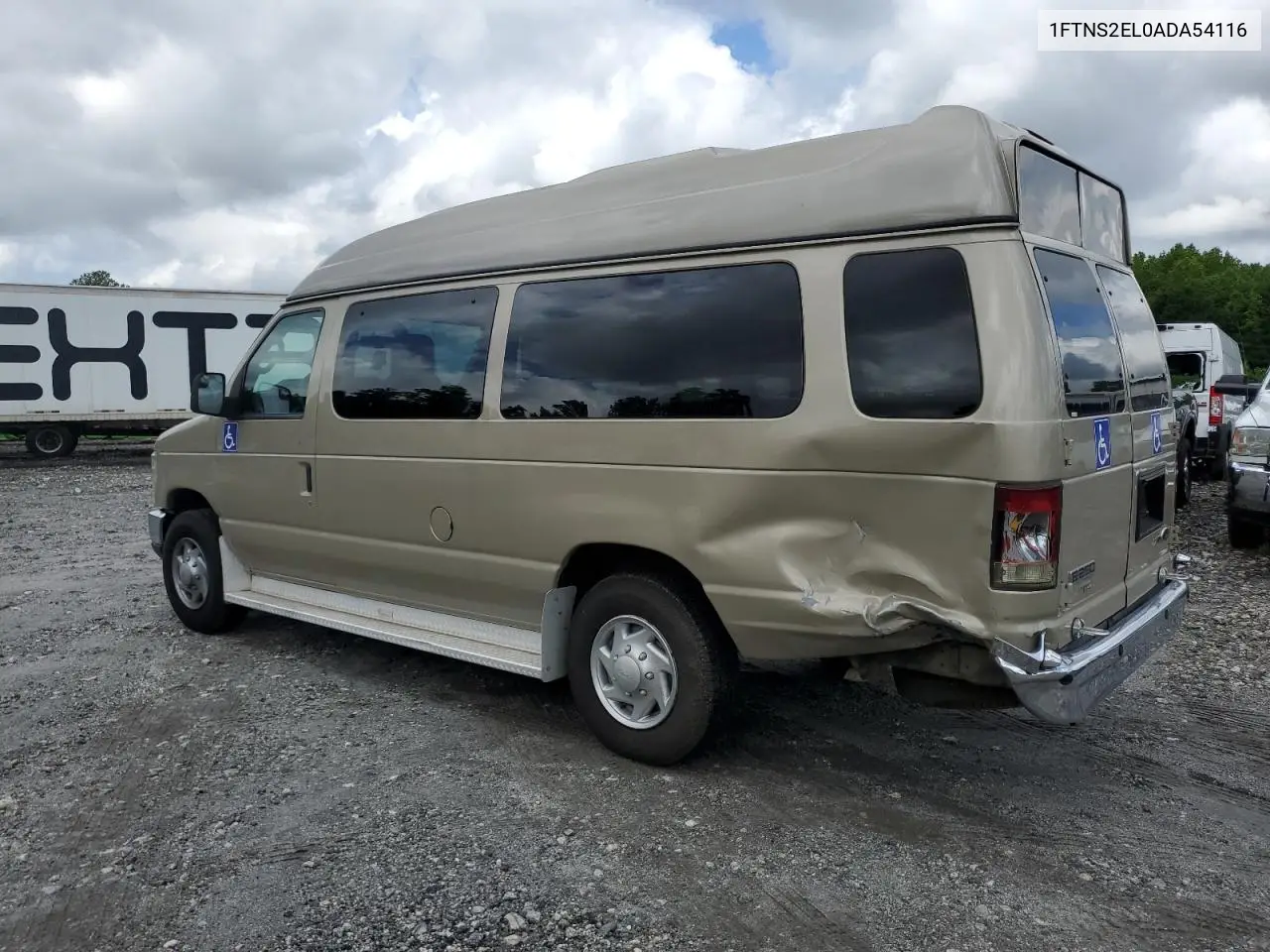 2010 Ford Econoline E250 Van VIN: 1FTNS2EL0ADA54116 Lot: 55942025