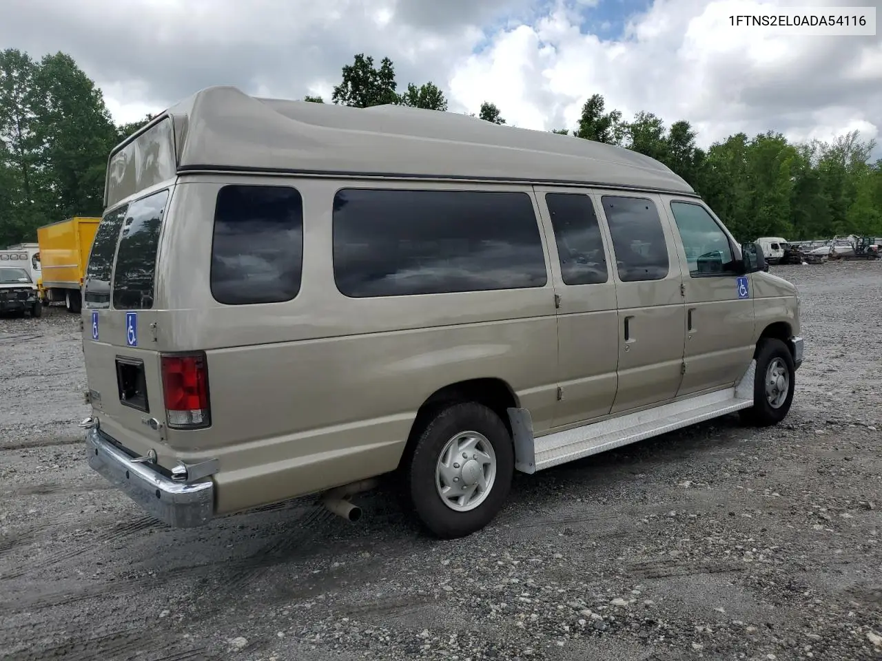 2010 Ford Econoline E250 Van VIN: 1FTNS2EL0ADA54116 Lot: 55942025