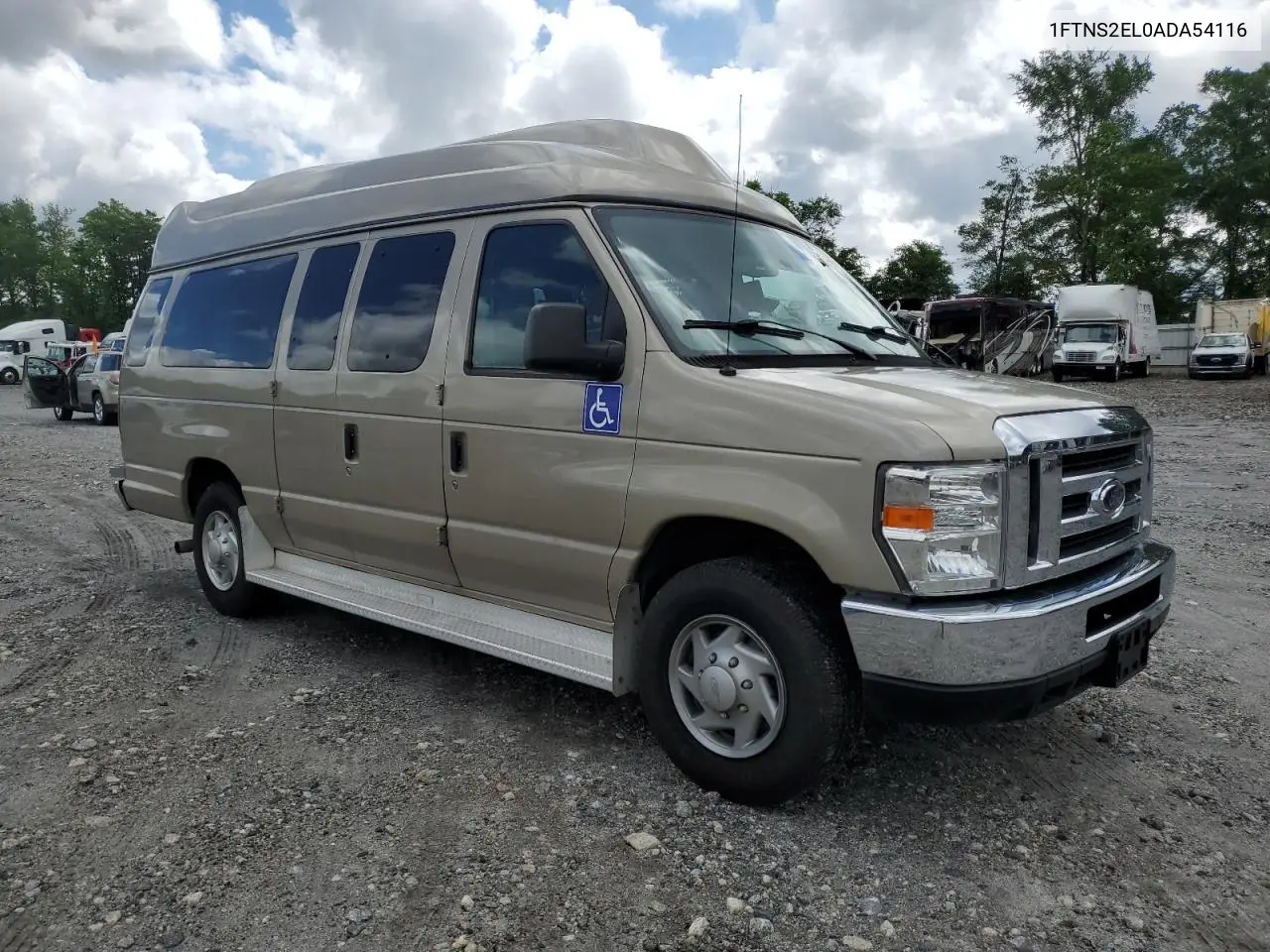 2010 Ford Econoline E250 Van VIN: 1FTNS2EL0ADA54116 Lot: 55942025